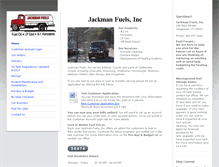 Tablet Screenshot of jackmanfuels.com